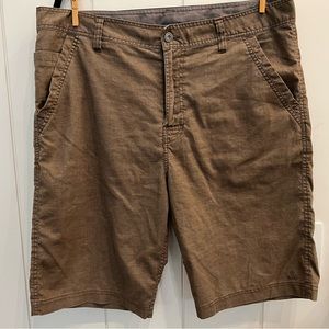 Prana men’s brown shorts size 36X11L